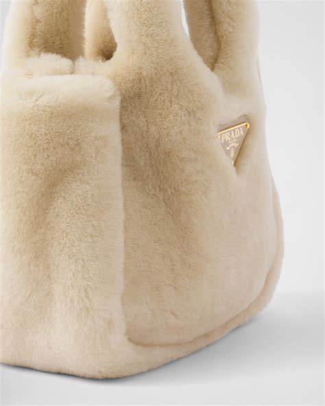 Ecru Shearling Mini